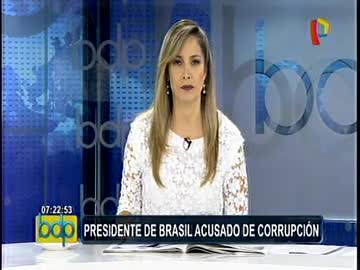Presidente de Brasil acusado de corrupción 