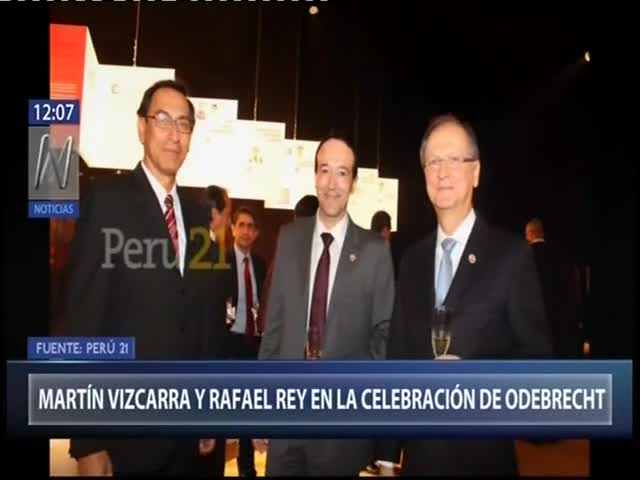 Presidente Vizcarra presente en celebración de Odebrecht 