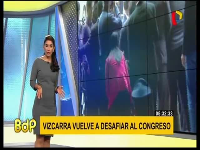Vizcarra vuelve a desafiar al Congreso 