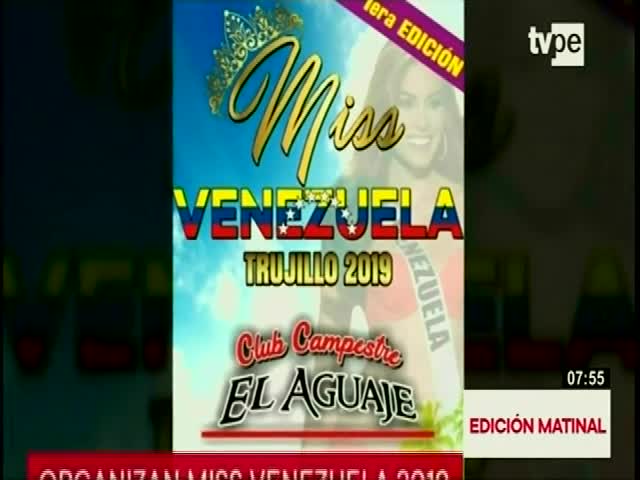 Concurso miss Venezuela 2019 