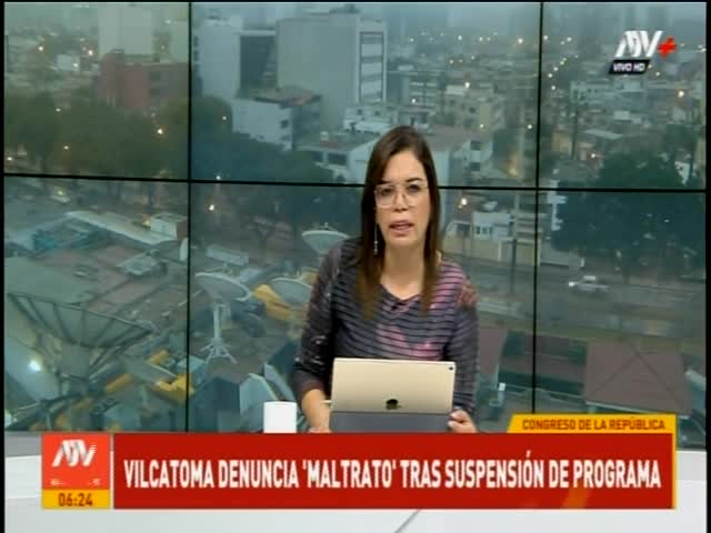 Vilcatoma denuncia maltrato tras suspensión de programa