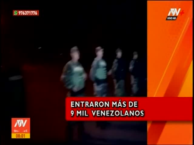 Entraron más de  9 mil venezolanos