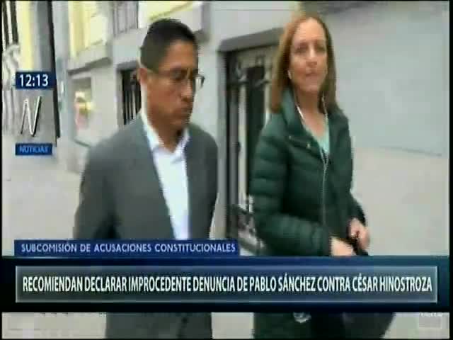 Recomiendan declarar improcedente denuncia de Pablo Sánchez