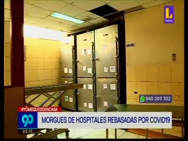 Morgues de hospitales rebasadas por coronavirus 