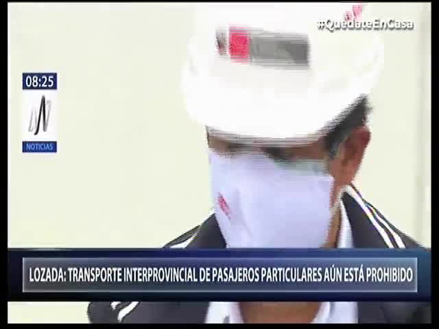 Transporte interprovincial seguirá suspendido