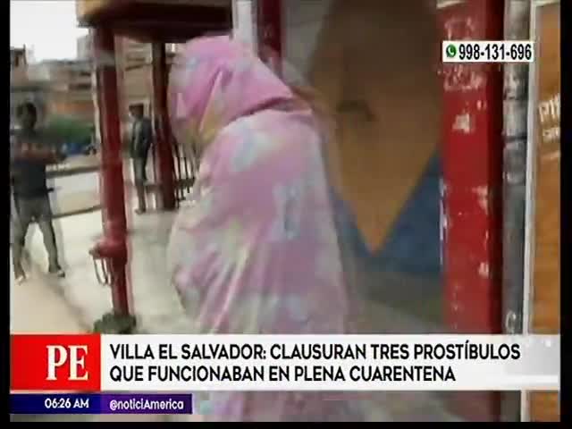 Intervienen prostíbulos que funcionaban en plena cuarentena