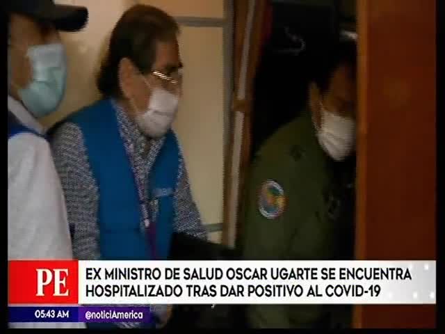 Exministro se encuentra internado por coronavirus