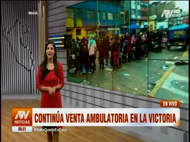 Continúa venta ambulatoria en La Victoria 