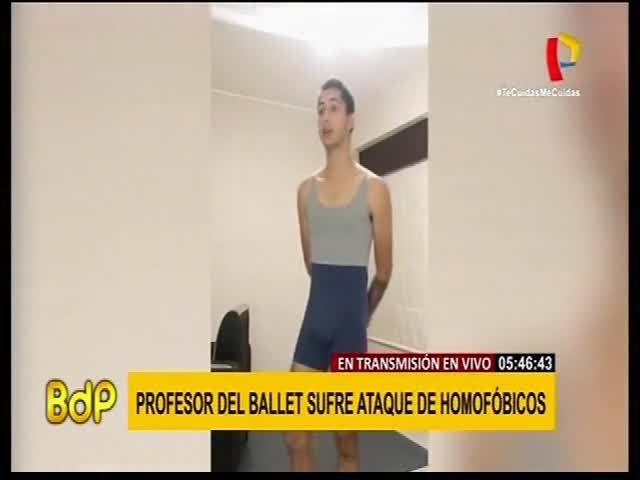 Profesor de Ballet sufre ataque de homofóbicos 