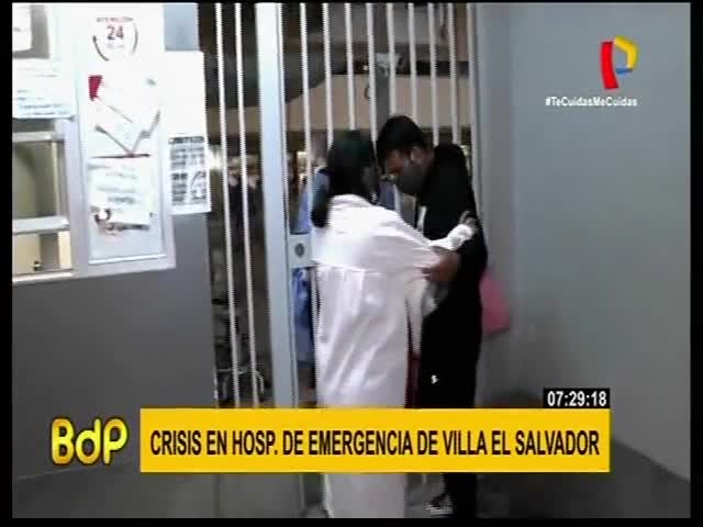 Crisis en hospital de emergencia de Villa El Salvador 