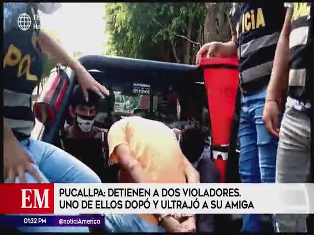 Detienen a dos violadores en Pucallpa 