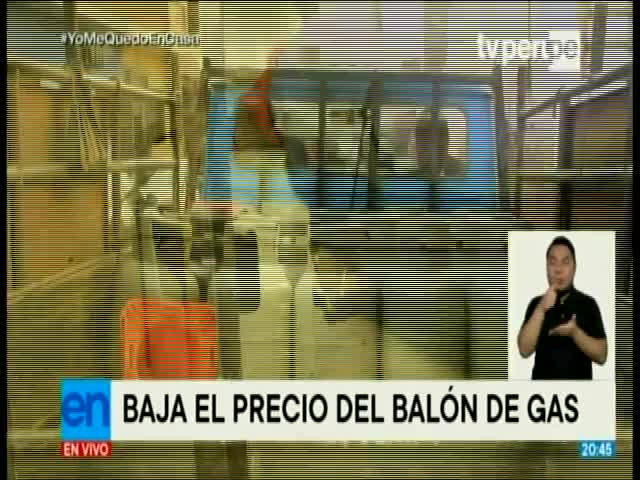 Baja el precio de balón de gas