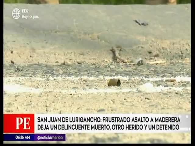 Frustran robo en San Juan de Lurigancho