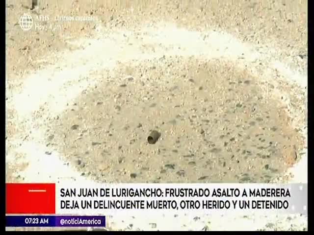 Frustran robo en San Juan de Lurigancho (NR)