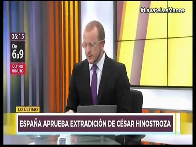 España confirma extradición de César Hinostroza 
