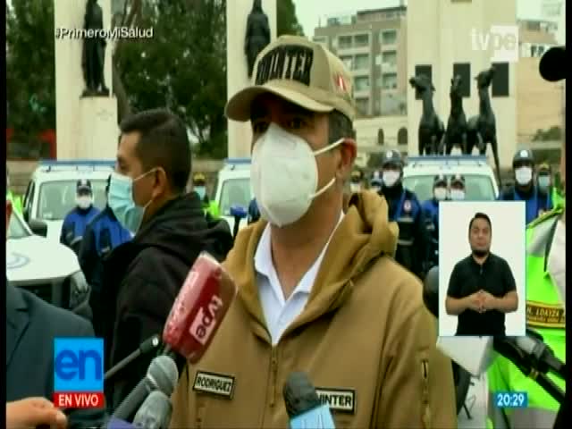 Ministro Rodríguez: 10 mil policías superaron el Covid-19