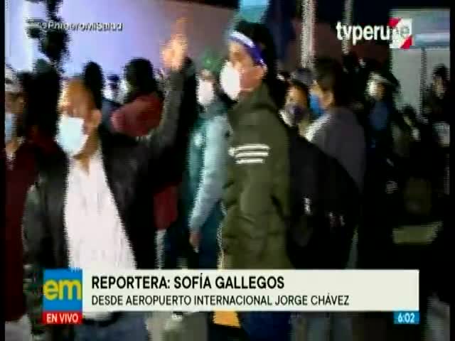 Situación en Aeropuerto Jorge Chávez 