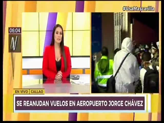 Se reanudan vuelos en aeropuerto Jorge Chávez 