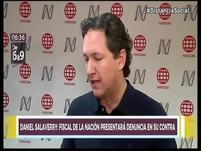 Daniel Salaverry: Fiscal de la Nación presentará denuncia en su contra 