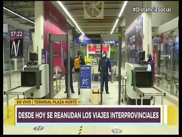 Desde hoy se reanudan los viajes interprovinciales 