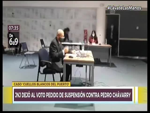 JNJ dejó al voto pedido de suspensión contra Pedro Chávarry 