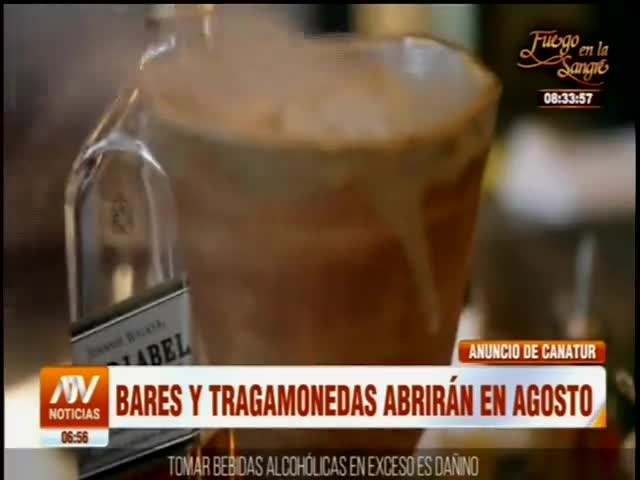 Bares y tragamonedas abrirán en agosto