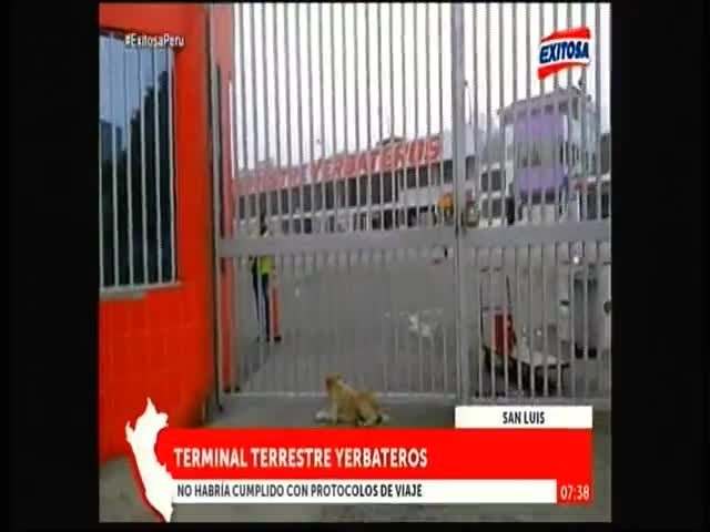 Terminal Terrestre Yerbateros no habría cumplido con protocolos de viaje