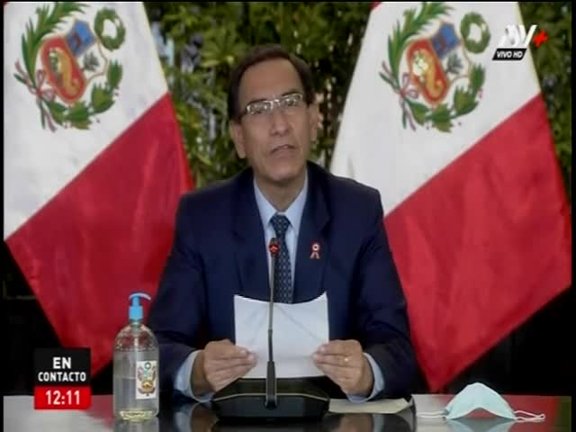 Pronunciamiento del presidente Vizcarra 