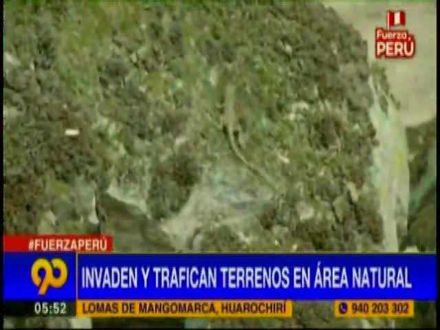 Invaden y trafican terrenos en área natural 