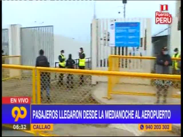 Reporte desde el aeropuerto Jorge Chávez