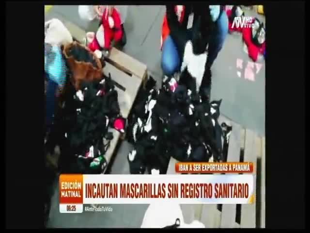 Mascarillas sin registro sanitario