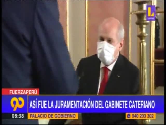 Nuevo gabinete Cateriano