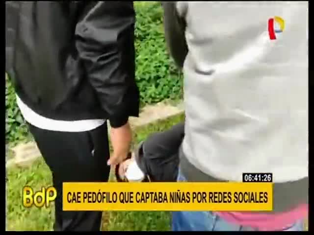 Cae sujeto que captaba niñas por redes sociales 