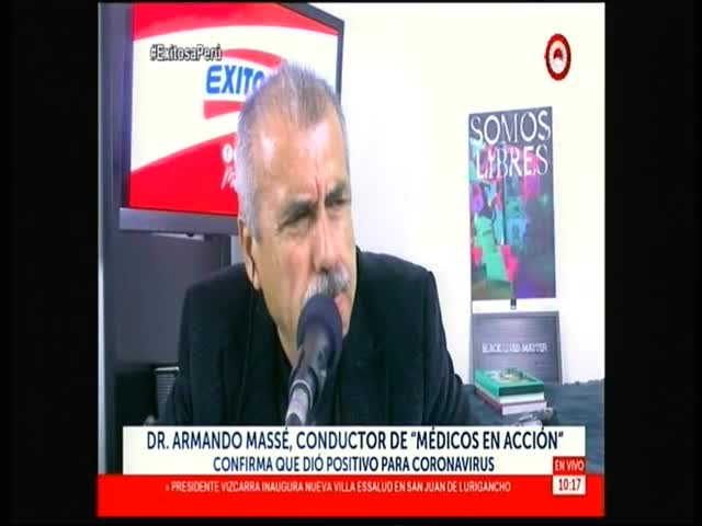 Entrevista al Dr. Armando Massé, conductor de Médicos en Acción en Exitosa