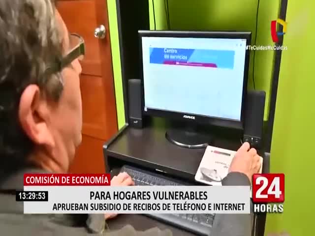 Aprueban proyecto para el subsidio de teléfono e internet