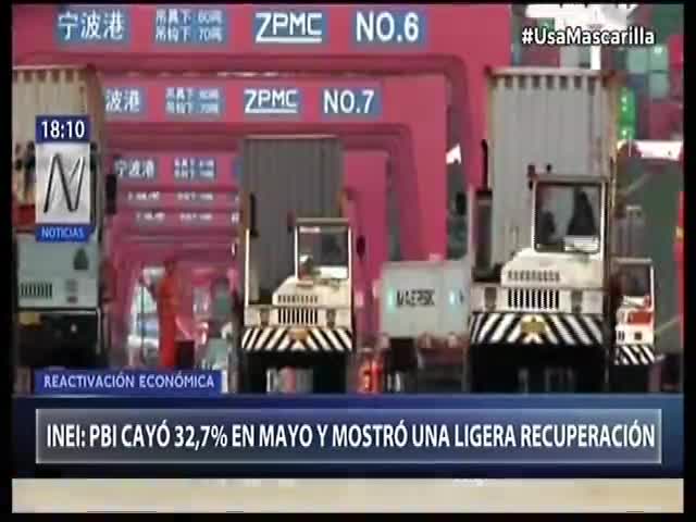 PBI cayó en el mes de mayo y mostró una ligera recuperación