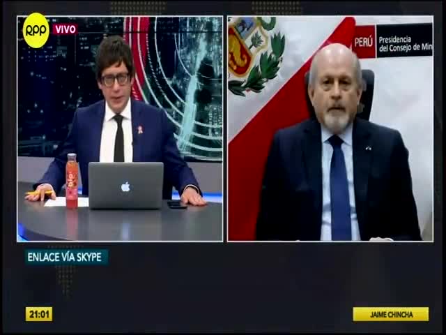 Entrevista al primer ministro, Pedro Cateriano 