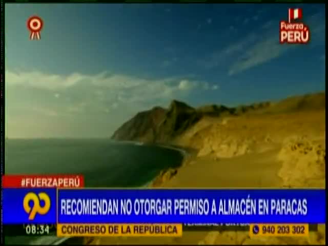 Recomiendan no otorgar permiso a almacén en Paracas 