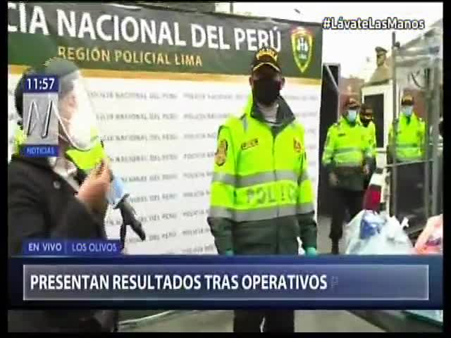 Presentan resultados tras operativos policiales