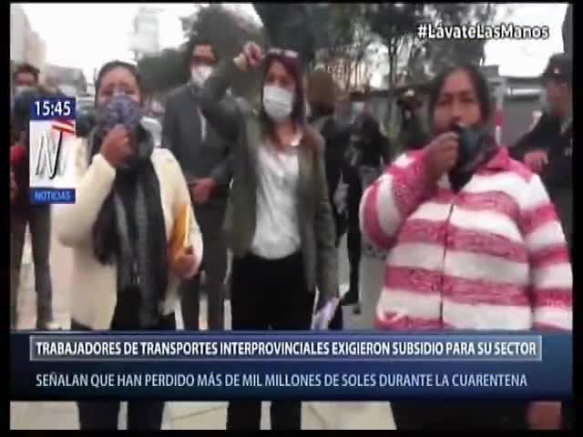 Protestan exigiendo subsidios para el sector