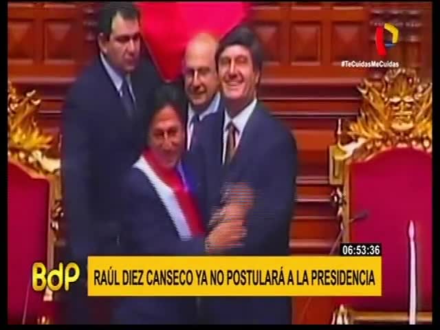 Raúl Diez Canseco ya no postulará a la presidencia 