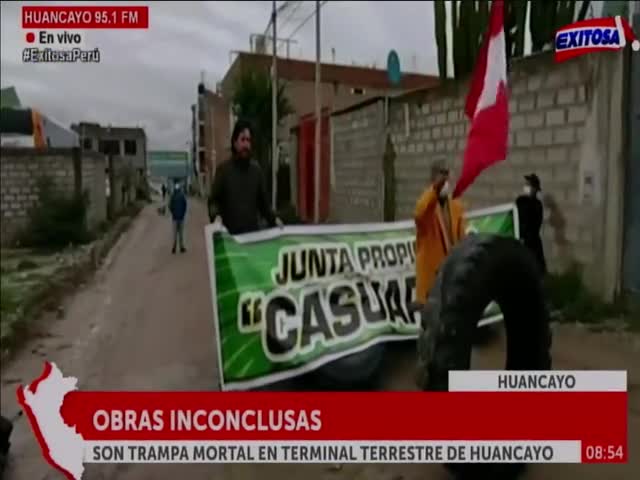 Obras inconclusas en Huancayo 