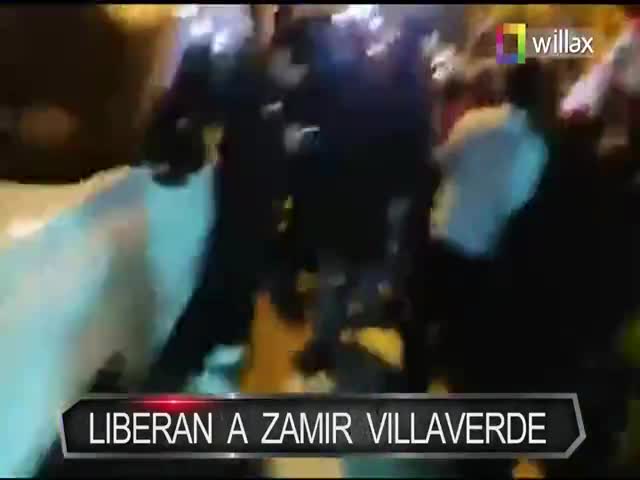 Imágenes de la liberación de Zamir Villaverde