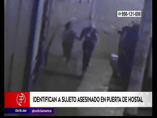 Identifican a sujeto asesinado en la puerta de un hostal