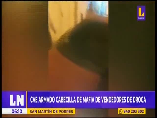 Cae armado cabecilla de mafia de vendedores de droga 