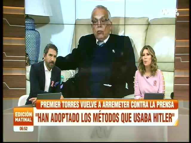 Polémicas declaraciones del Premier Aníbal Torres 