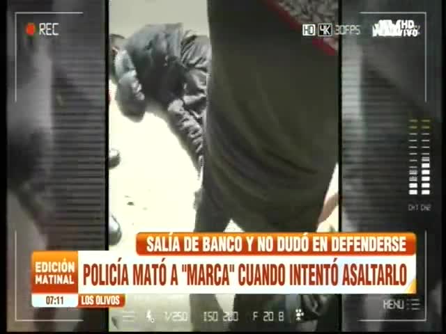 Policía abate a delincuente en Los Olivos (NR)