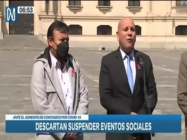 Descartan suspensión de eventos sociales