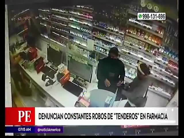 Robo constantes en farmacia de San Juan de Lurigancho (NR)