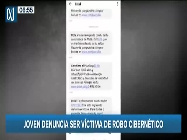 Joven denuncian ser víctima de robo cibernético